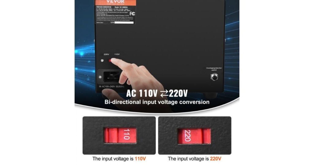 110v to 220v voltage converter