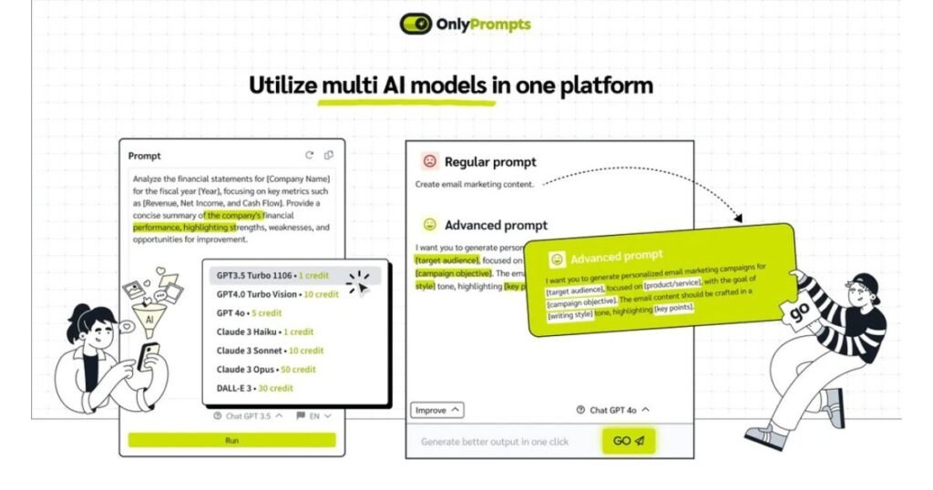 OnlyPrompts Multi AI model