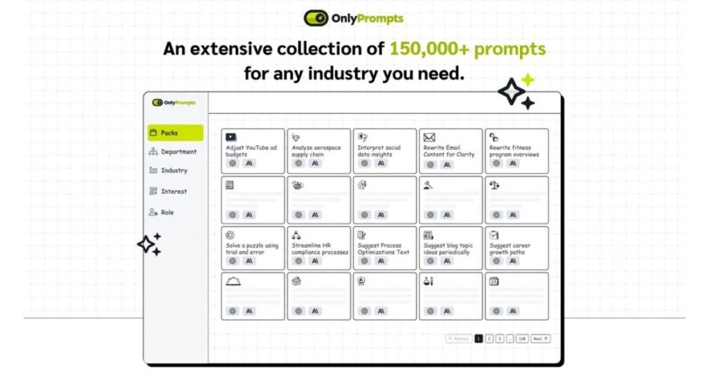 OnlyPrompts features