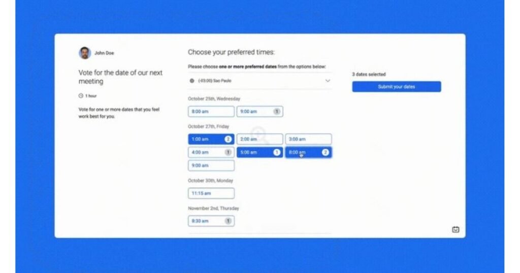 TidyCal Scheduling